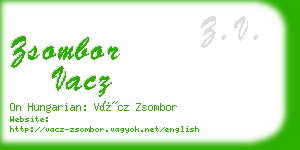 zsombor vacz business card